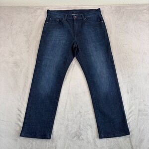 Mott & Bow Classic Slim Fit Mercer Jeans in Blue Men 32x26 Stretch $124